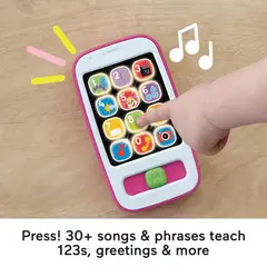 FISHER PRICE - Juguete Smartphone de Aprendizaje Rosa Fisher-price