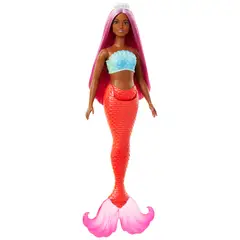 BARBIE - Muñeca Fantasía Sirenas Con Cabello De Colores