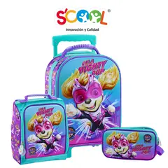 SCOOL - Set Maleta 3d Mediana Magic Paw Patrol