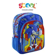 SCOOL - Mochila Infantil 3d Teddy Magic Sonic