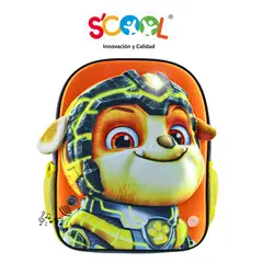 SCOOL - Mochila Infantil Con Luces Y Sonido Magic Paw Patrol H Rubble