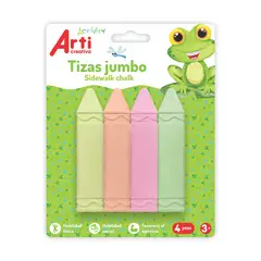 ARTI CREATIVO - Pack X4 Tizas Jumbo