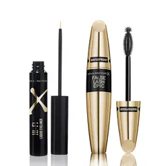 MAX FACTOR - Set De Maquillaje Para Ojos Máscara False Lash Epic Waterproof + Delineador Hi Fi Black
