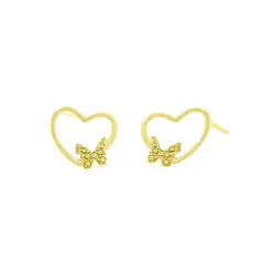 BALIQ - Aretes Mariposa Cora Plata 925