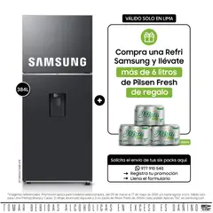 SAMSUNG - Refrigeradora 384L No Frost Negro