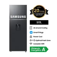 Refrigeradora Top Mount 517Lt RT53DG6750B1PE Negro