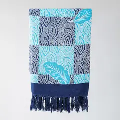PANTAI - Pareo Hojas Celeste