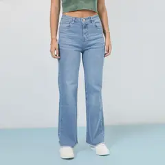 AMERICAN ABBEY - Jean Straight Tiro Alto Mujer