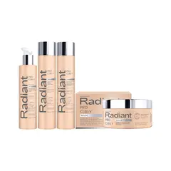 RADIANT - Set de Tratamiento Para Cabello Rizado Pro Curly 300ml Professional
