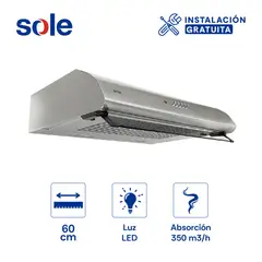 SOLE - Campana Extractora Atenea 60 Cm