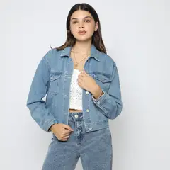 SYBILLA - Casaca de Jean Mujer