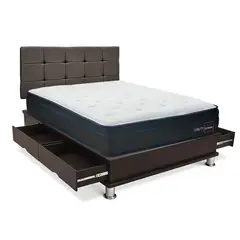 DRIMER - Dormitorio con Cajones Cuadros Gravity Queen + 2