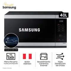 SAMSUNG - Horno Microondas Cheff 40L MG40DG5524ATPE con Dorador