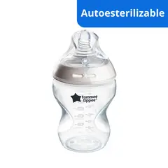 TOMMEE TIPPEE - Biberón Natural Start Autoesterilizable 9 Oz