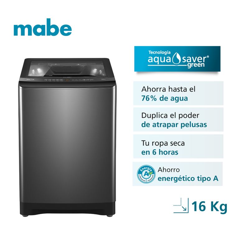 Lavadora Automática 16Kg Diamond Gray LMA6120WDGBB0