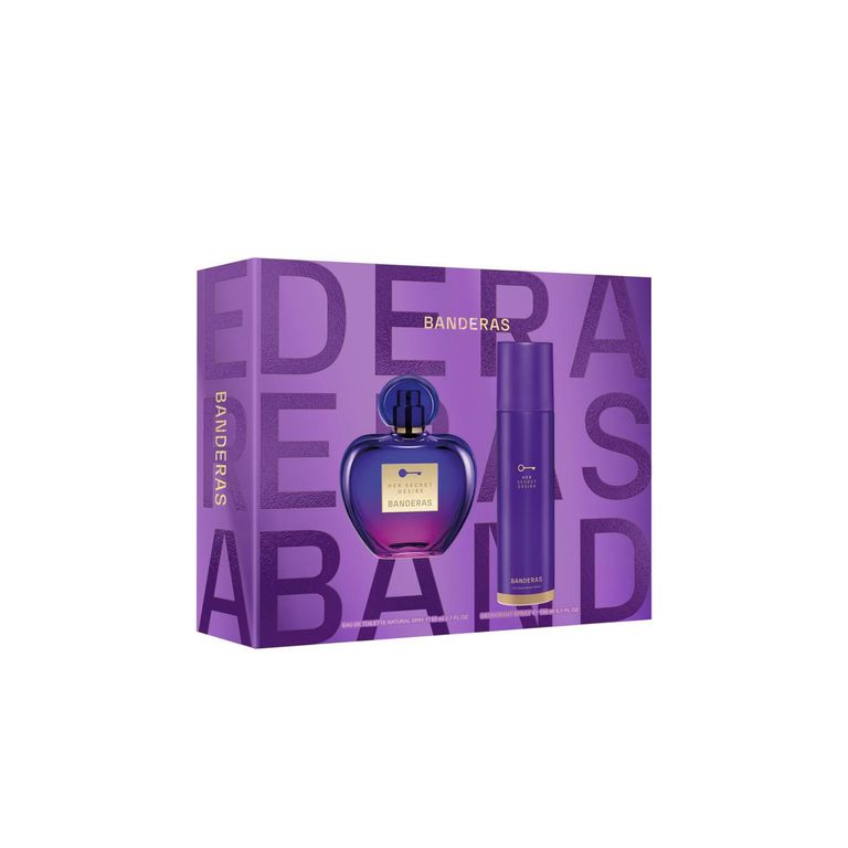Set Banderas Her Secret Desire 80ml Vp + Deodorant Spray150ml