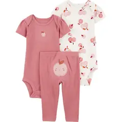 CARTER'S - Conjunto 3 Piezas Bebé Niña Algodón Carters