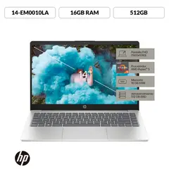 HP - Laptop 14" Fhd Ryzen 5 16Gb Ram