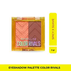 MAYBELLINE - Paleta De Sombras Color Rivals Shadow Duo Spicy X Suave