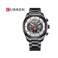 CURREN - Reloj 8391bk Hombre + Estuche