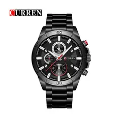 CURREN - Reloj 8275bkwt Hombre + Estuche