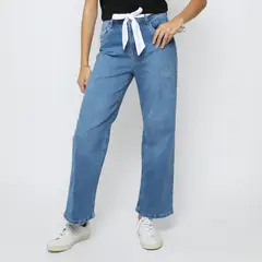 SYBILLA - Jean Recto Algodón Mujer