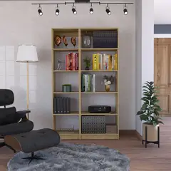 TUHOME - Estante 10 Repisas Home Macadamia