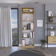 TUHOME - Estante 5 Repisas Home Blanco