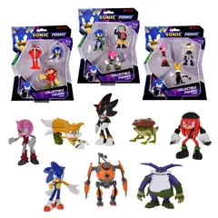SONIC - Figuras De Acción Pack x3 7cm Aleatorio