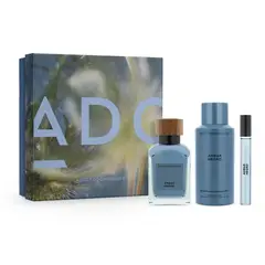 ADOLFO DOMINGUEZ - Estuche Ambar Negro Edp 120ml+ Deo 150ml+ Edp 10ml