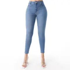 KANSAS - Jean Skinny Tiro Alto Mujer
