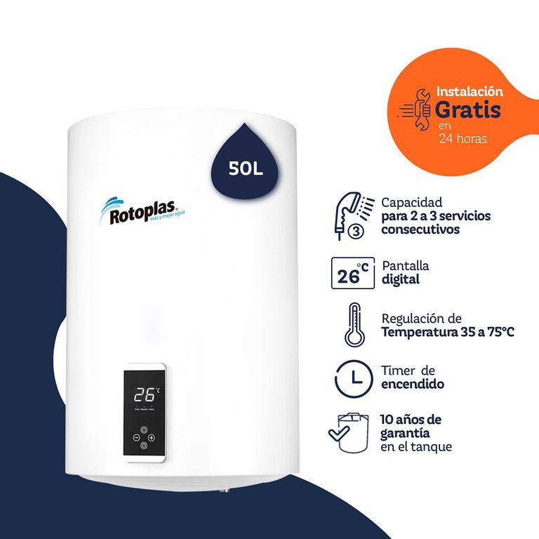 Terma Electrica 50L Digiterma