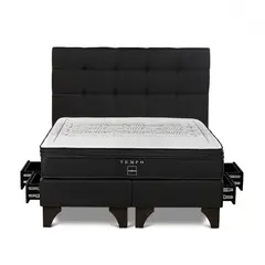 ROSEN - Cama Cajones Tempo Issey Grafito Queen