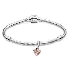 PANDORA - Set Pulseradoble Corazón