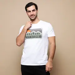 MOUNTAIN GEAR - Polo 100% Algodón Manga Corta Hombre