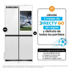 SAMSUNG - Refrigeradora French Door Family Hub AI 699L.