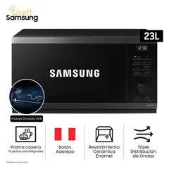 SAMSUNG - Horno Microondas Cheff 23L MG23DG4524AGPE con Dorador
