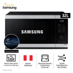 SAMSUNG - Horno Microondas Cheff 32L MG32DG4524ATPE con Dorador