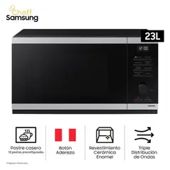 SAMSUNG - Horno Microondas Cheff 23L MS23DG4504ATPE
