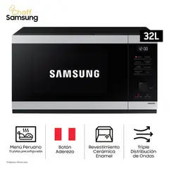 SAMSUNG - Horno Microondas Cheff 32L MS32DG4504ATPE