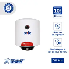 SOLE - Terma Eléctrica Evolución 30L P/Pared