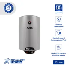 SOLE - Terma Eléctrica Elite 80L P/Pared