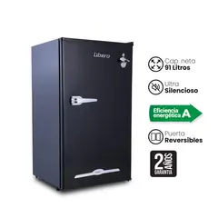 LIBERO - Frigobar Retro 90lt Negro - Lfb-90n