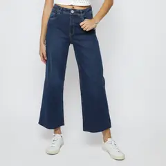 SYBILLA - Jean Wide Leg Tiro Medio Mujer