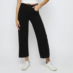 SYBILLA - Jean Wide Leg Tiro Medio Mujer