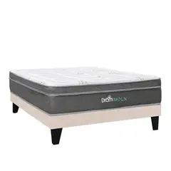 DROM - Cama Europea Moln 2Plz Beige