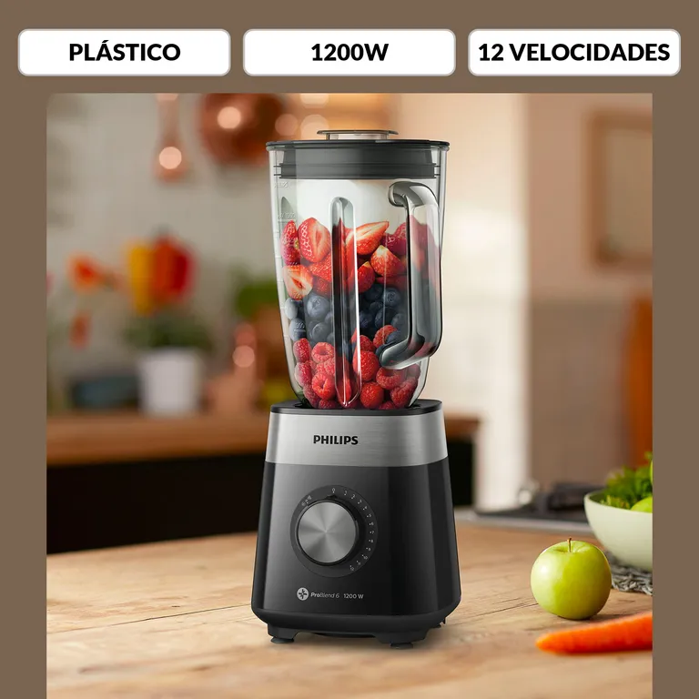 Licuadora 1200W con Vaso de 2L