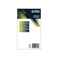 GOSU - Fundas Premium 70 X 120 Mm Boardgames 100 Piezas