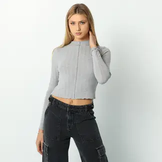 SYBILLA - Top Manga Larga Mujer