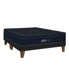 DROM - Cama Europea Fred Queen Negro